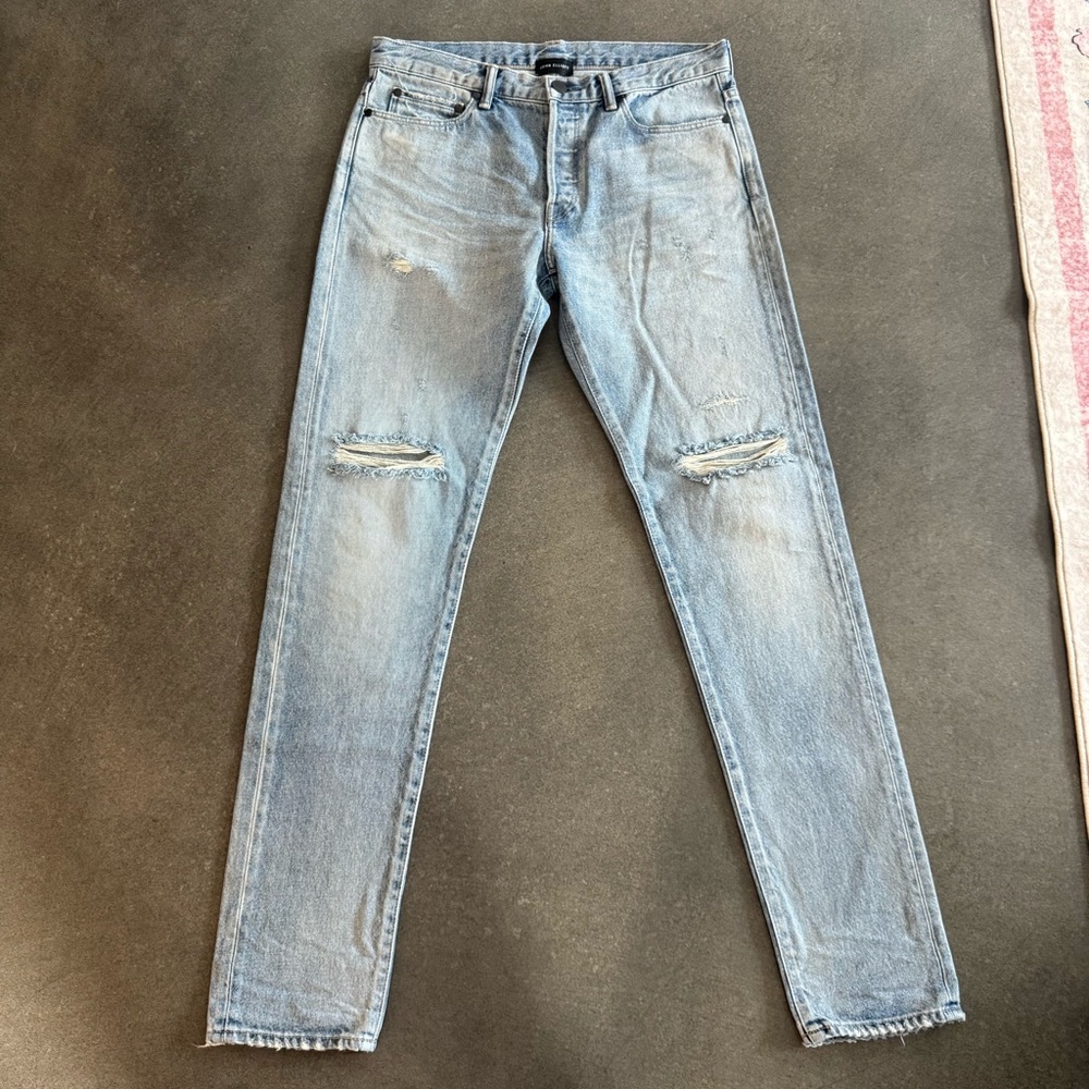 Men’s John Elliott blue denim jeans made in Japan size 31